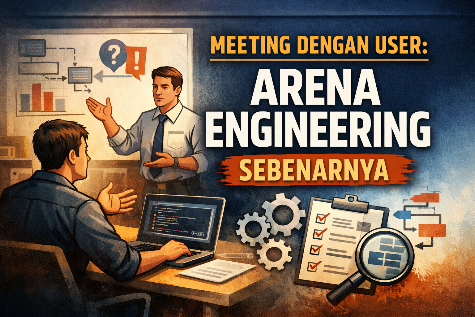 Meeting dengan User Bukan Formalitas. Itu Arena Engineering Sebenarnya.